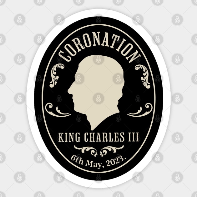 King Charles III's coronation Sticker by valentinahramov